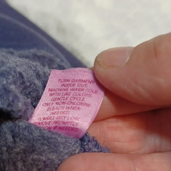 Womans Pink Penn State Purple & Silver  Hoodie Sweat Shirt XS - Picture 6 of 12